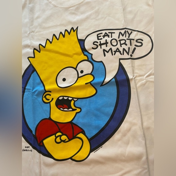 Fruit of Loom The Simpsons Bart Simpson Graphic Tee NWOT - Picture 4 of 7